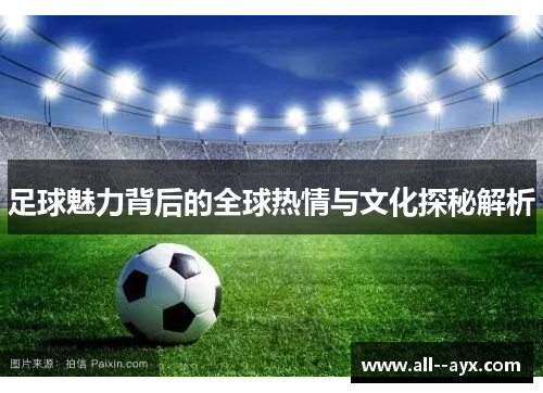 足球魅力背后的全球热情与文化探秘解析